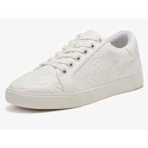 Katy Perry The Rizzo Sneaker Optic White Embossed Eye Logo KP2174 Womens 5.5M
